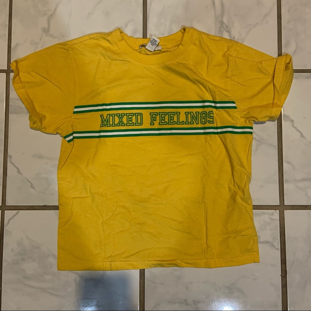 Forever 21 Mixed Feelings Croptop Small